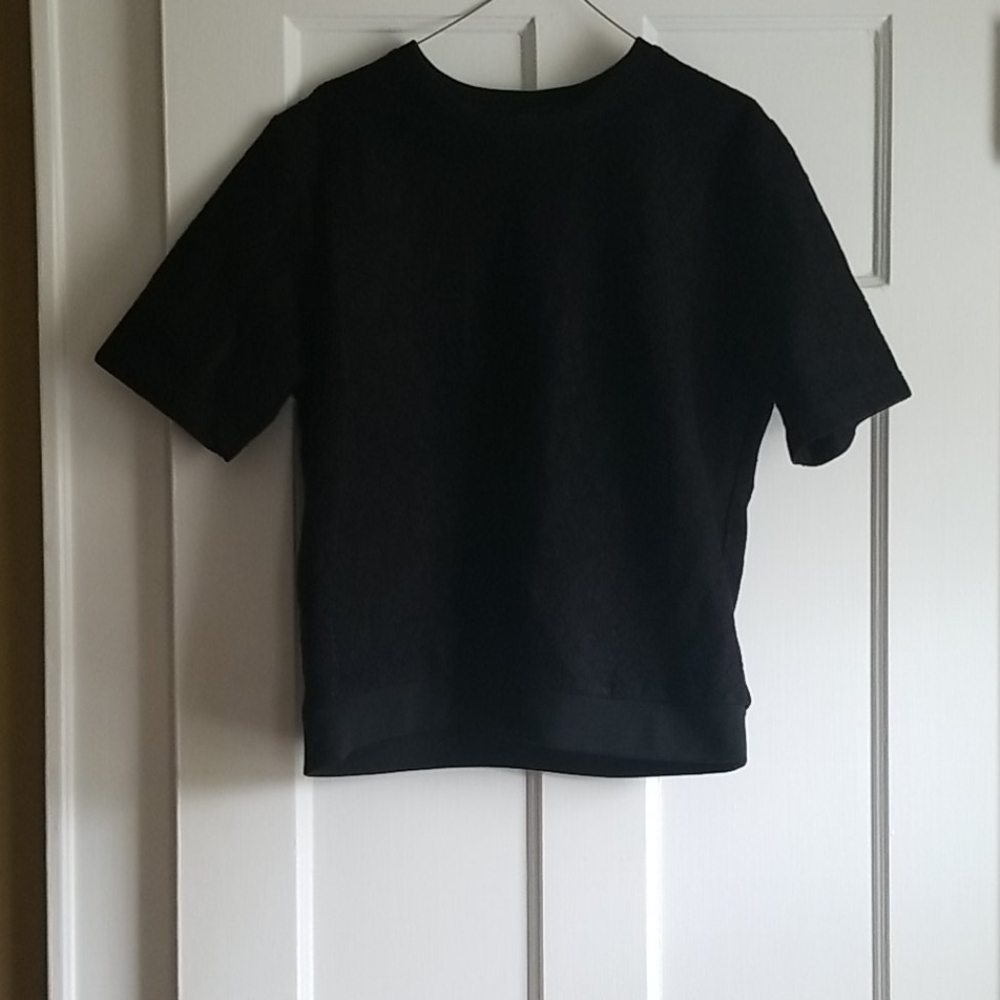Thick blace lace short shirt